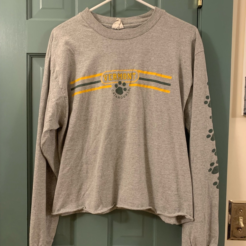 Gray University of Vermont Women's Long Sleeve Shirt